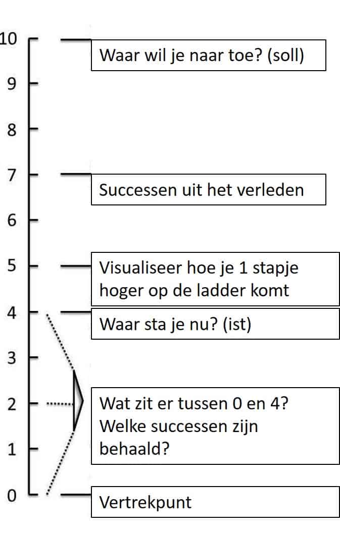 oplossingsgericht werken ladder